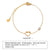 Simple Style Round Titanium Steel Inlay Rhinestones 18k Gold Plated Bracelets