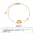 Simple Style Round Titanium Steel Inlay Rhinestones 18k Gold Plated Bracelets