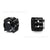 Simple Style Round Titanium Steel Inlay Zircon Ear Clips 1 Piece