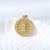 Simple Style Round Zircon Copper Wholesale Charms Jewelry Accessories