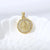 Simple Style Round Zircon Copper Wholesale Charms Jewelry Accessories