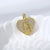 Simple Style Round Zircon Copper Wholesale Charms Jewelry Accessories