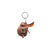 Simple Style Saddle Arylic Printing Keychain 1 Piece