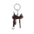 Simple Style Saddle Arylic Printing Keychain 1 Piece