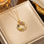 Simple Style Shiny Circle Titanium Steel Plating Inlay Zircon 18k Gold Plated Pendant Necklace