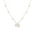 Simple Style Shiny Constellation Stainless Steel 18k Gold Plated Zircon Pendant Necklace In Bulk