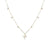 Simple Style Shiny Constellation Stainless Steel 18k Gold Plated Zircon Pendant Necklace In Bulk