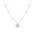 Simple Style Shiny Constellation Stainless Steel 18k Gold Plated Zircon Pendant Necklace In Bulk