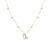 Simple Style Shiny Constellation Stainless Steel 18k Gold Plated Zircon Pendant Necklace In Bulk