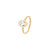 Simple Style Shiny Oval Stainless Steel Plating Inlay Zircon White Gold Plated Gold Plated Rings