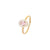 Simple Style Shiny Oval Stainless Steel Plating Inlay Zircon White Gold Plated Gold Plated Rings