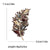 Simple Style Shiny Pin Leaf Alloy Inlay Rhinestones Women'S Brooches