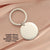 Simple Style Solid Color 304 Stainless Steel Plating None Women's Bag Pendant Keychain