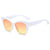 Simple Style Solid Color Ac Cat Eye Full Frame Women's Sunglasses