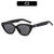 Simple Style Solid Color Ac Cat Eye Full Frame Women's Sunglasses