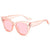 Simple Style Solid Color Ac Cat Eye Full Frame Women's Sunglasses