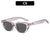 Simple Style Solid Color Ac Cat Eye Full Frame Women's Sunglasses