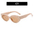 Simple Style Solid Color Ac Cat Eye Full Frame Women's Sunglasses