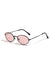 Simple Style Solid Color Ac Oval Frame Full Frame Glasses