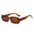 Simple Style Solid Color Ac Oval Frame Patchwork Full Frame Women's Sunglasses