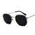 Simple Style Solid Color Ac Polygon Full Frame Sunglasses