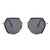 Simple Style Solid Color Ac Polygon Full Frame Women's Sunglasses