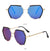 Simple Style Solid Color Ac Polygon Full Frame Women's Sunglasses