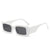 Simple Style Solid Color Ac Square Full Frame Men's Sunglasses