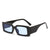 Simple Style Solid Color Ac Square Full Frame Men's Sunglasses