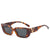 Simple Style Solid Color Ac Square Full Frame Women's Sunglasses