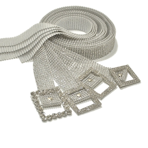 Minimalist Solid Color Alloy Plastic Women's Chain Belts