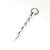 Simple Style Solid Color Aluminium Alloy Self-defense Keychain