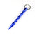 Simple Style Solid Color Aluminium Alloy Self-defense Keychain