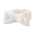 Simple Style Solid Color Bow Knot Cloth Plush Hair Band Wrist