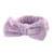 Simple Style Solid Color Bow Knot Cloth Plush Hair Band Wrist