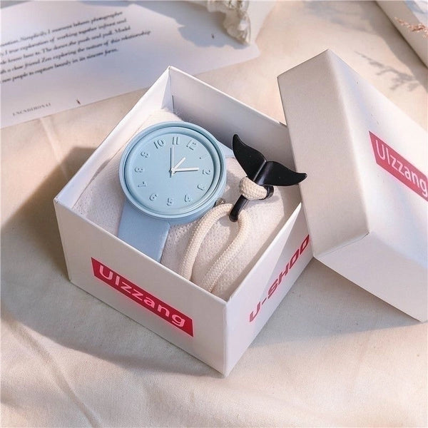 Simple Style Solid Color Buckle Quartz Women's Watches