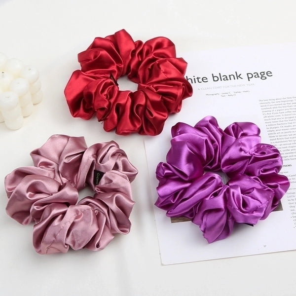 Simple Style Solid Color Cloth Hair Tie