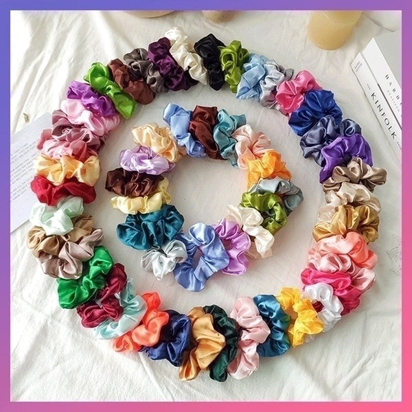 Simple Style Solid Color Cloth Hair Tie