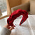 Simple Style Solid Color Cloth Handmade Hair Band 1 Piece