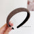 Simple Style Solid Color Cloth Handmade Inlay Rhinestones Hair Band