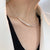 Simple Style Solid Color Copper Inlay Rhinestones Silver Plated Bracelets Necklace