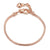 Simple Style Solid Color Copper Plating Bracelets