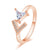 Simple Style Solid Color Copper Plating Inlay Artificial Diamond Rings 1 Piece