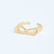 Simple Style Solid Color Copper Rings In Bulk