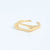 Simple Style Solid Color Copper Rings In Bulk