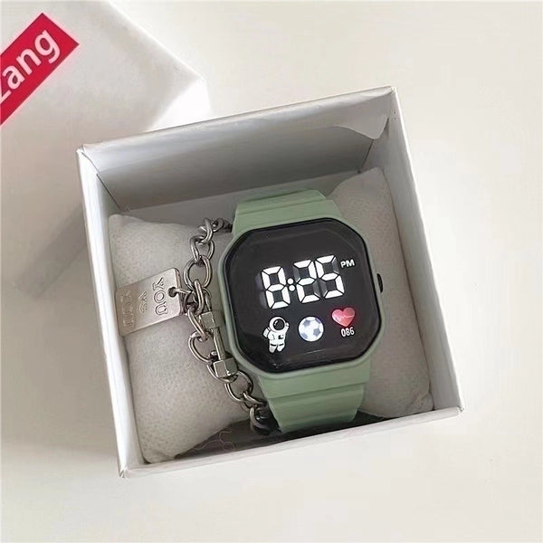 Simple Style Solid Color Electronic Women's Watches