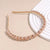 Simple Style Solid Color Imitation Pearl Beaded Hair Band