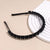 Simple Style Solid Color Imitation Pearl Beaded Hair Band