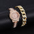 Simple Style Solid Color Jewelry Buckle Quartz Women's Watches