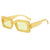 Simple Style Solid Color Leopard Ac Oval Frame Full Frame Women's Sunglasses